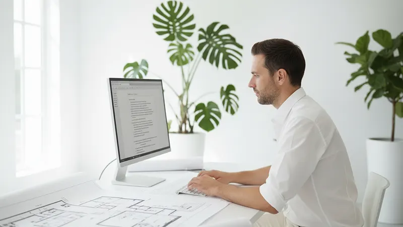 opis projektu projektant pisze przy kopie