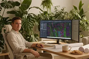 projekt budowlany projektant relaks przy kompie 300